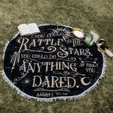 Throne of Glass Inspired: Rattle the Stars Circle Rug