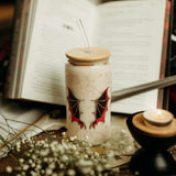 The Serpent and the Wings of Night Inspired Glass Luxe Tumbler