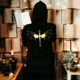 Fourth Wing Inspired Zip Up Lightweight Hoodie