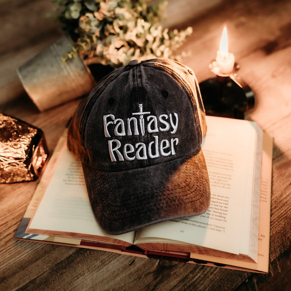 Embroidered Fantasy Reader Dad Hat