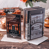 The Serpent and the Wings of Night Inspired Acrylic Bookends
