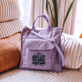 A Court of Thorns and Roses Inspired: Hard Days Corduroy Tote Bag