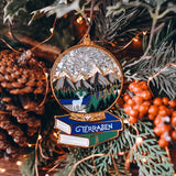 Throne of Glass Inspired Enamel Snow Globe Ornament