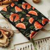 Blood Orange Inspired Fabric Dust Jacket