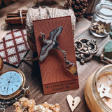 Six Crimson Cranes Inspired Enamel Pin