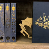 ACOTAR Inspired Wings & Ruin Bookshelf Silhouette set
