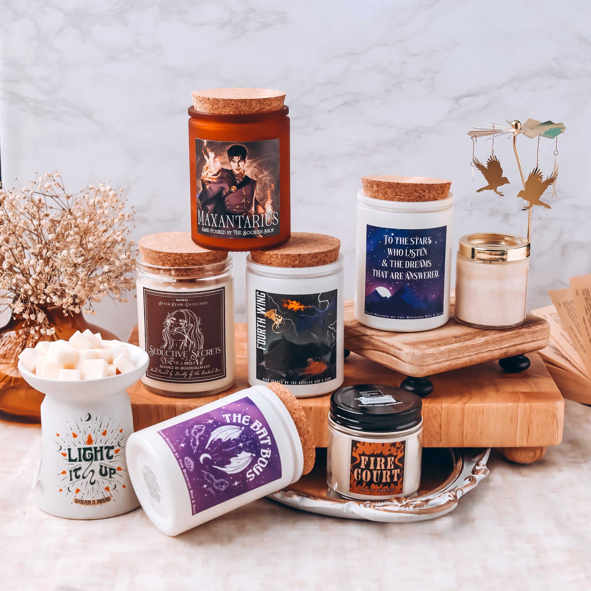 Zodiac Academy Candle and Tin Bookish high quality Box