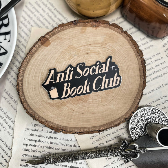 Anti Social Book Club Sticker