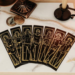 Zodiac Academy Inspired Foiled Bookmark Set of 7