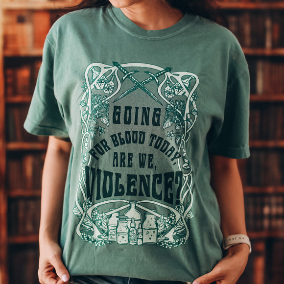 Fourth Wing Inspired: Violence Heavy Weight Tee