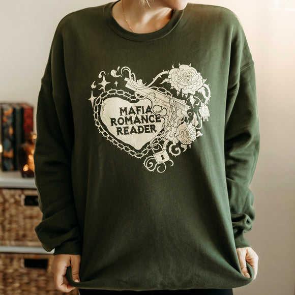 Mafia Romance Reader Pullover Sweater