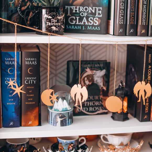 Serpent and the Wings of Night Inspired Garland