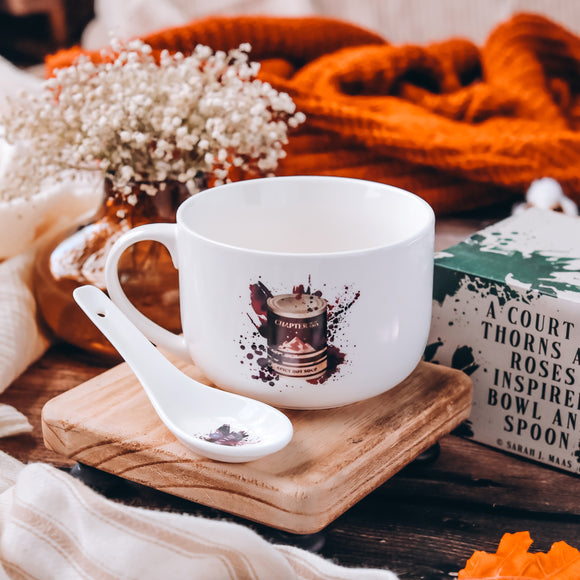 A Court of Thorns & Roses Inspired Bowl & Spoon