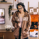 Reader Stamp Zip Up Hoodie