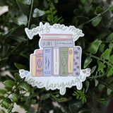 Books Are My Love Language Sticker