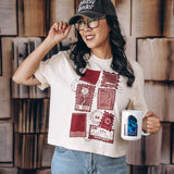 A Court of Thorns and Roses Inspired: Court of Stamps Heavy Weight Boxy Tee
