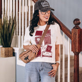 A Court of Thorns and Roses Inspired: Court of Stamps Heavy Weight Boxy Tee