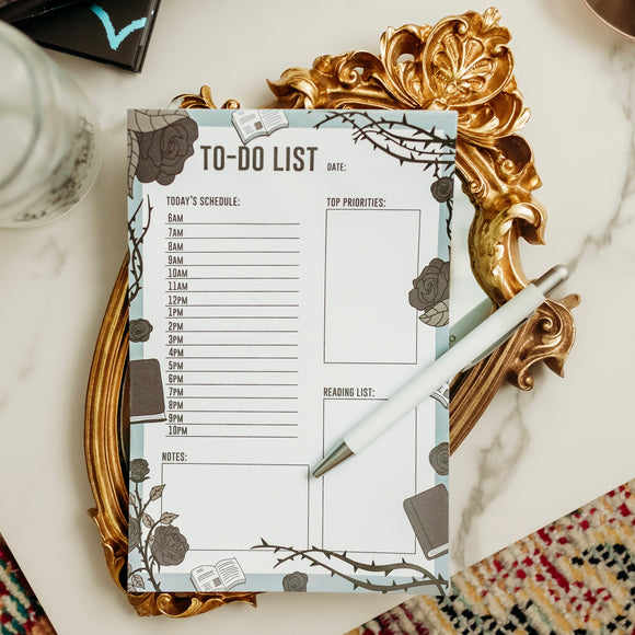 Bookish To-Do Notepad
