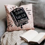Book Lover Throw Pillowcase