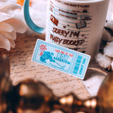 Admit One to the Boy Aquarium Sticker