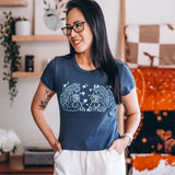 Bookish Angel and Darkly Devil Baby Tee