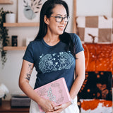 Bookish Angel and Darkly Devil Baby Tee