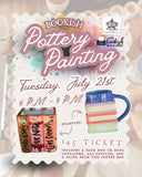 Pottery Painting at The Bookish Shop, As You Wish x Bookish (July 21st)