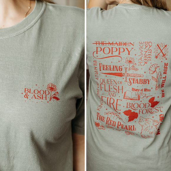 Blood and Ash Lover Heavy Weight Tee
