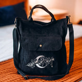 Bookish Fantasy Corduroy Tote Bag