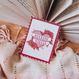 Bookish Girlie Stamp Sticker