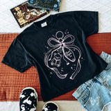 Bookish Keychain Heavy Weight Boxy Tee