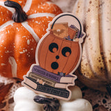 Bookish Trick or Treat Sticker