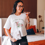 Dirty Books & Martinis Crop Tee