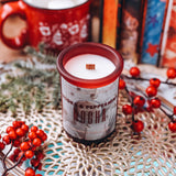 Books & Peppermint Mocha Candle