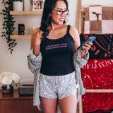 Books Steamy Music Screamy Spaghetti Strap Tank