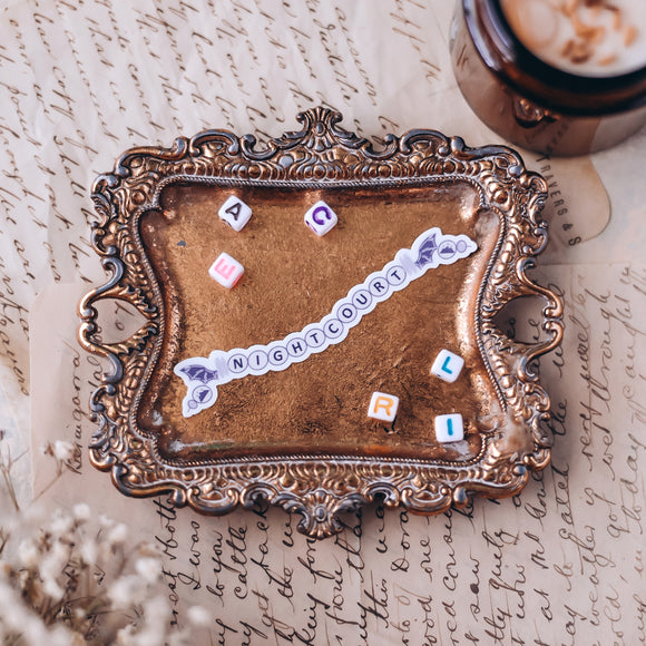 A Court of Thorns and Roses Inspired: Night Court Friendship Bracelet Sticker