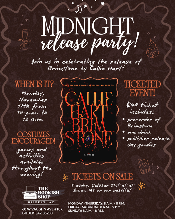 BRIMSTONE - Release Party, Monday November 17th