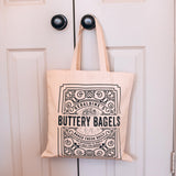 Zodiac Academy Inspired: Buttery Bagel Tote Bag