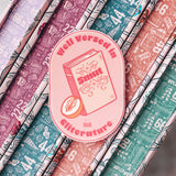Cliterature Sticker