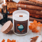 Crimson Moth Inspired Candle