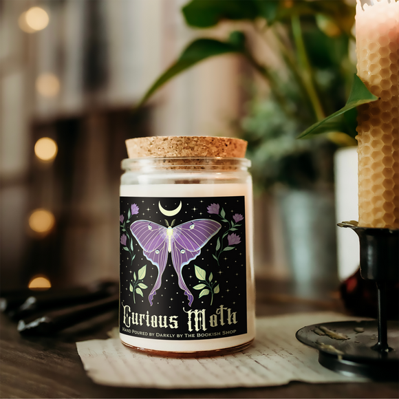 Nocticadia Inspired: Curious Moth Candle