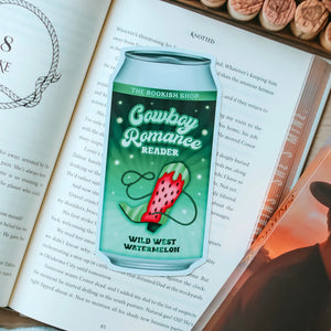 Cowboy Romance Reader Energy Drink Bookmark