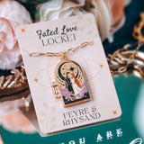 Feyre & Rhysand Couple Enamel Locket Necklace