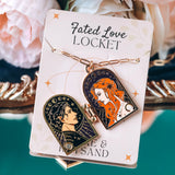 Feyre & Rhysand Couple Enamel Locket Necklace