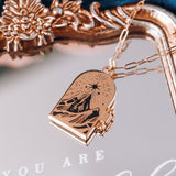 Feyre & Rhysand Couple Enamel Locket Necklace