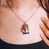 Feyre & Rhysand Couple Enamel Locket Necklace