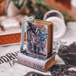 Fourth Wing Inspired Storybook Ornament