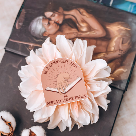 Spread Those Pages Sticker