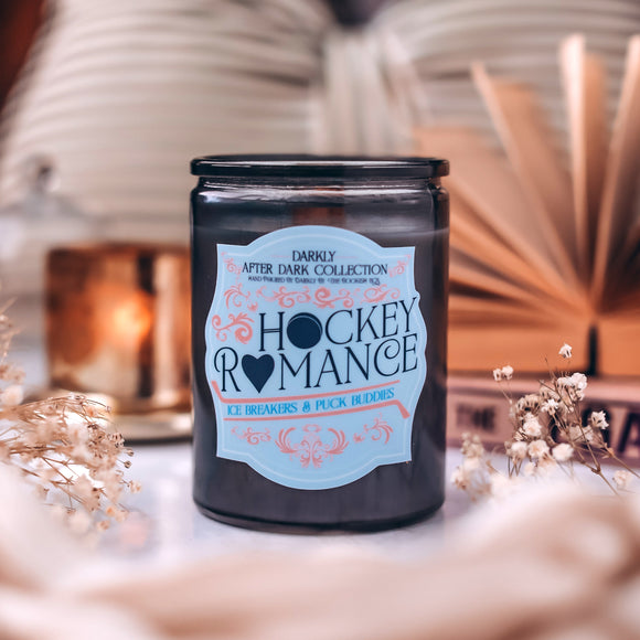 Hockey Romance Candle