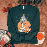 Holiday Book Dragon Pullover Sweater